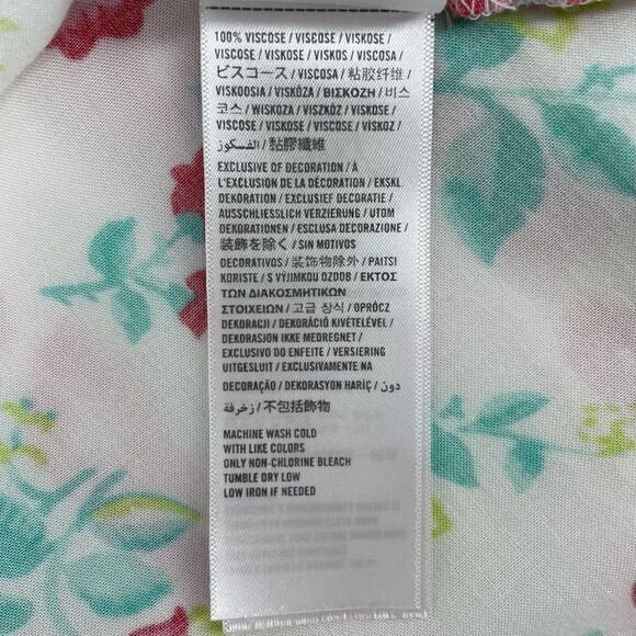 Hollister Split Neck Floral Shirt - Picture 8 of 9